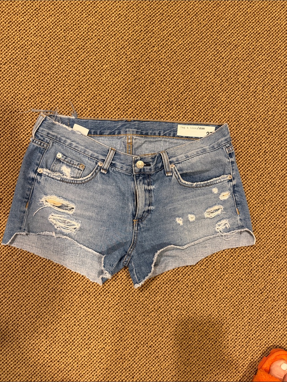 Rag and bone Distressed Blue Denim Women’s short Shorts